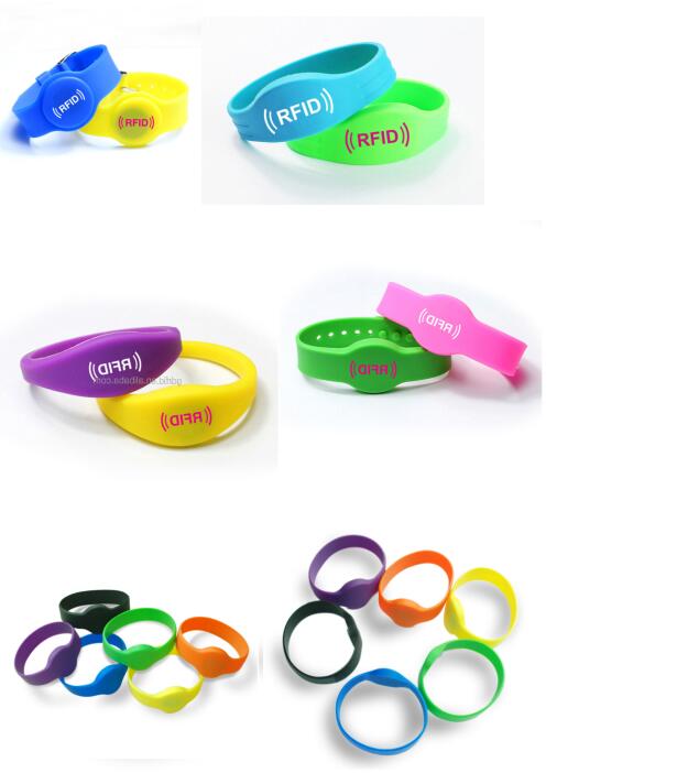 silicone rfid magnetic wristband