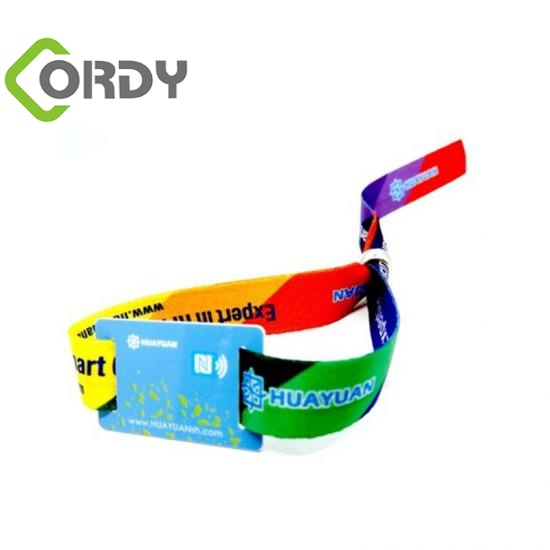 Custom Printed RFID Woven Wristband
