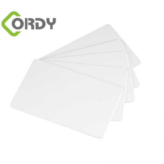 blank white card rfid card