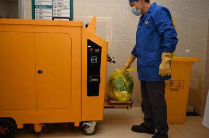  RFID La tecnología ayuda a los hospitales a construir una barrera segura para los desechos médicos.